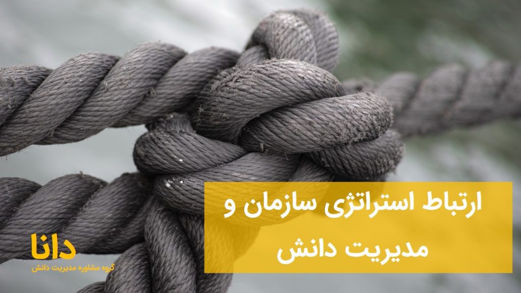 ارتباط استراتژی سازمان و مدیریت دانش