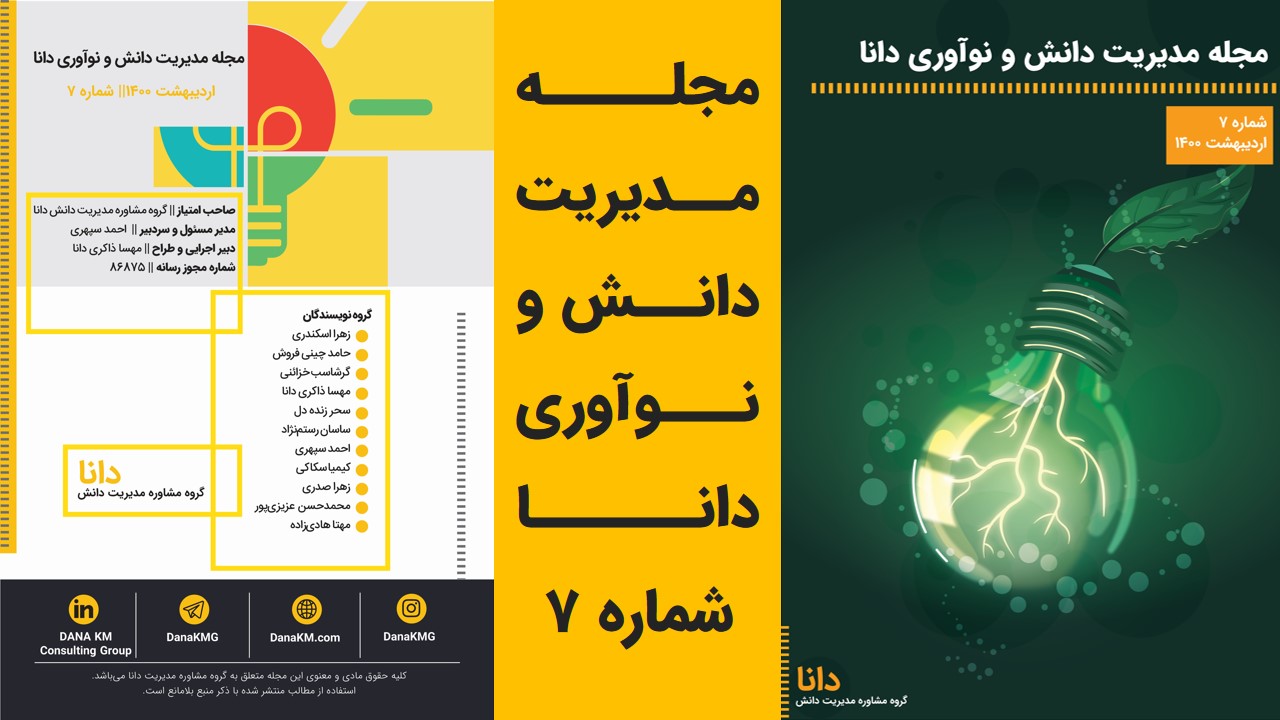 انتشار مجله مدیریت دانش