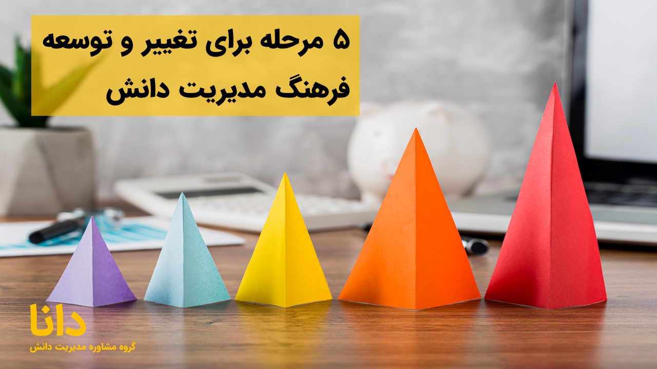 5 مرحله برای تغییر و توسعه فرهنگ مدیریت دانش